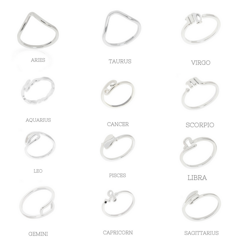 Zodiac Horoscope Rings - 70% off!