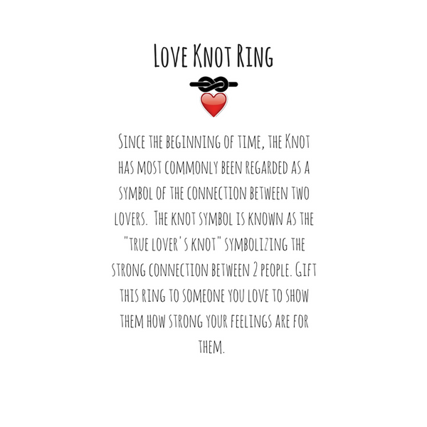 Heart knot sales ring meaning