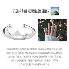 High and Low mountain ring