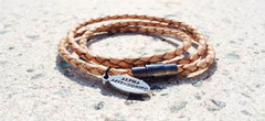 Premium Soft Tan Triple Wrap Bracelet