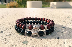Black & Burgundy Stack