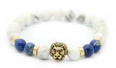 Frost White & Gold Lion Bracelet *1 Day Sale!*