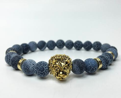 Frosted Vein Gold Lion Bracelet *New Item Sale!*