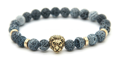 Frosted Vein Gold Lion Bracelet *New Item Sale!*