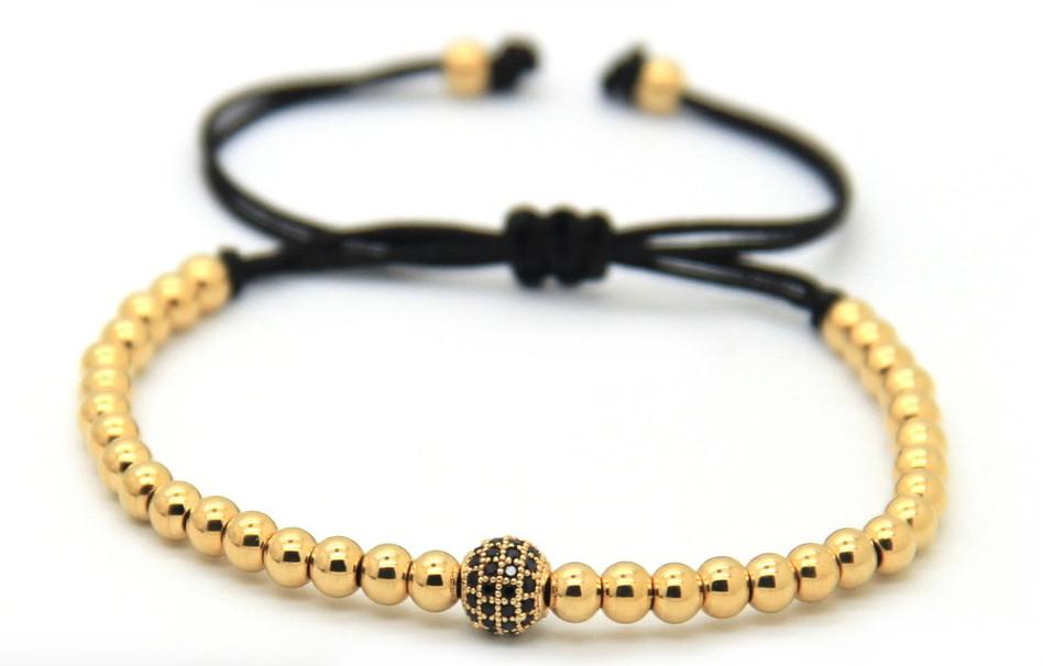 Gold 4mm CZ adjustable Bracelet *New Item Sale!*