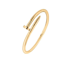 gold nail bracelet