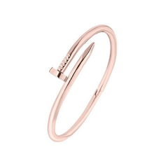 rose gold nail bracelet