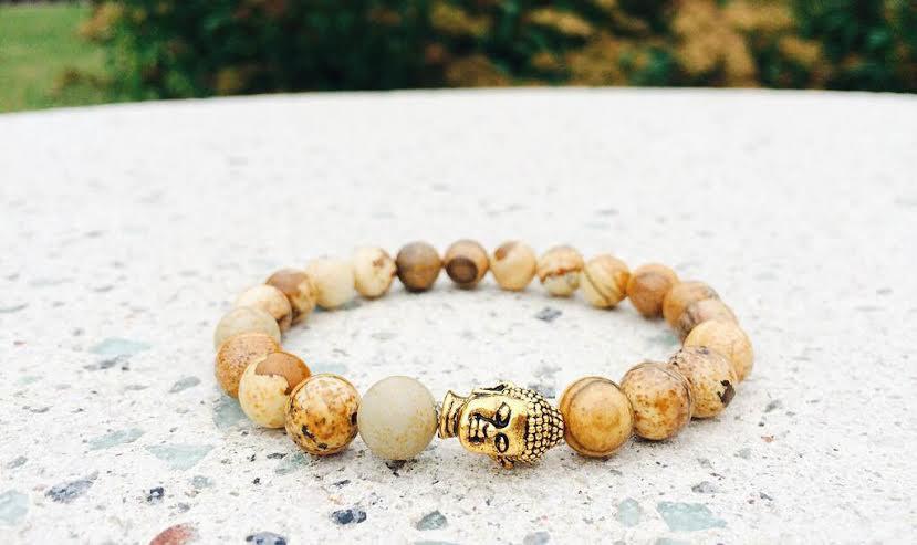 Woodland Gold Buddha Bracelet  *1 Day Sale!*