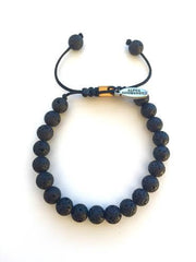 Matte Black Lava October Bracelet