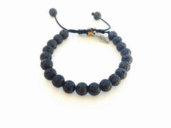 Matte Black Lava October Bracelet