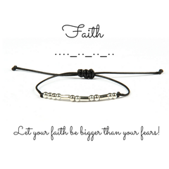 Faith (Morse Code) Bracelet