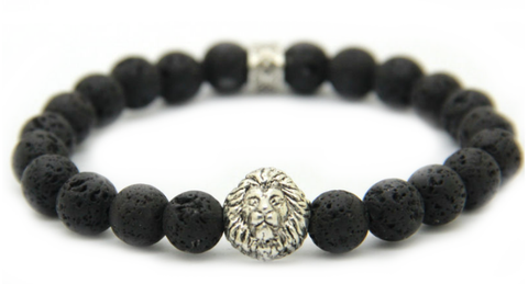 Matte Black Lava Lion Bracelet 2.0 *1 Day Sale*
