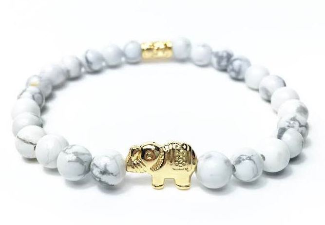 White & Gold Good Luck Elephant *New Item Sale!*