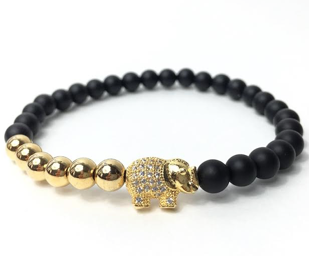 Black & Gold Good Luck Elephant *New Item Sale!*