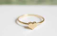 Golden Love ring bundle set