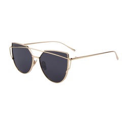 Miami vice - Gold black sunglasses